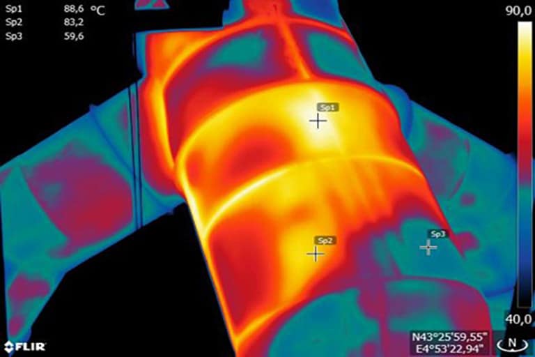 Galerie d'image d'inspection visuelle et thermographique