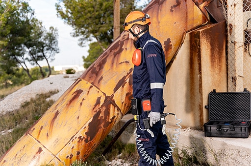 Exemple de contrôle MT sur le terrain avec le MAGNETIX 2.0